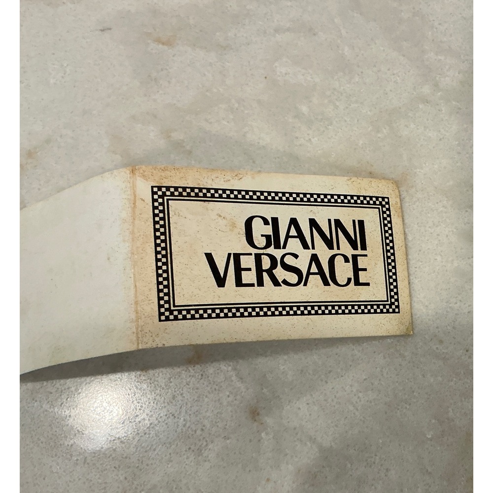 Vintage Gianni Versace Medusa Black Leather Shoulder Bag‎ Authentication Papers - Picture 6 of 16